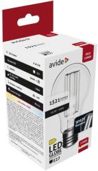 Avide LED White Filament Globe, 10, 5W, E27, 330°, WW, 2700K, meleg fehér, 1521 Lumen, üveg bura (A9443)