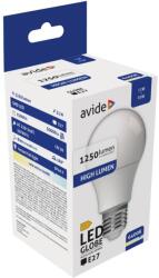 Avide LED Globe A60 11W E27 lámpa, hideg fehér, CW, 6400K, 1250 lumen (A0280)