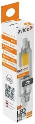 Avide LED 5W R7S fényforrás 18x78mm, NW, 4000K, természetes fehér, 500 lumen, Fényerőszabályozható (A0968)
