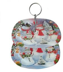 Yala Hóemberes üveg emeletes süteményestál (Q102111)