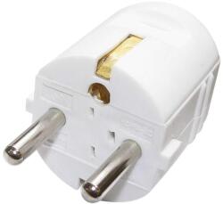  Villásdugó 2P+F 16A/250V hátsó bekötésű fehér (GT59952-0101)