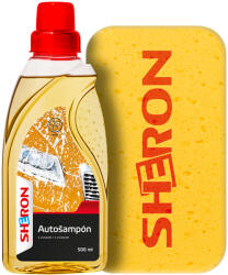 SHERON Autósampon viasszal 500 ml + szivacs (1514235)