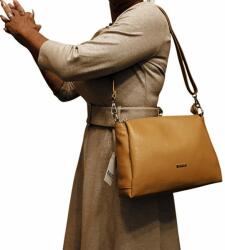 RIALTO csau színű, közepes, három részes bőr divattáska RX352DO-A0 - minosegitaska