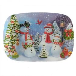 Yala Hóemberes üveg kínálótál - 30x20 cm (Q102095)