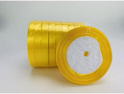  Sárga szatén szalag 10 tekercs - OKOS ÁR! - papelito