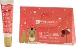 laSaponaria Glow" Mandula és piros gyümölcsök szájfény - 12 ml