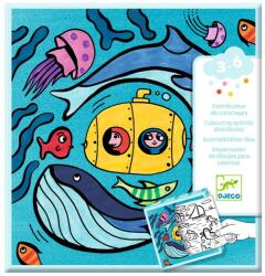 DJECO Meglepetés adagoló színező - Óceán - Coloring dispenser, Ocean (DJ00051) - molkakids
