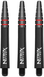 Harrows Dart szár közepes Red Dragon Nitro XFire műanyag fém toppal, fekete 39mm