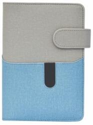 SATURNUS Kalendárium, gyűrűs, betétlapokkal, M , műbőr, SATURNUS, 229 , szürke-kék (26SM229-004) - fodicoaruhaz