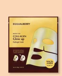 Eqqualberry Hidrogél világosító arcmaszk kollagénnel Collagen Glow Up Hydrogel Mask - 30 g / 1 db
