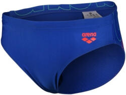 arena Boys Swim Brief Graphic Royal/Fluo Red 164cm