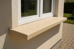  Jura mészkő párkány - finoman csiszolt 2 cm Vízorral 100x15cm - Egyedi méretben is (1001)