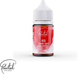 Fractal Colors Fractal Folyékony Ételfesték Szórópisztolyhoz - Piros, 30g