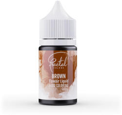 Fractal Colors Fractal Folyékony Ételfesték Szórópisztolyhoz - Barna, 30g