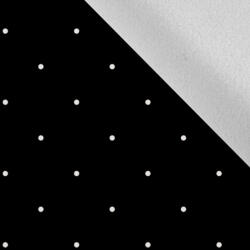 Takoy Rugalmas téli softshell fehér 4mm pöttyök feketén