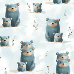 Takoy Fleece anyag 240g - 3 mackó