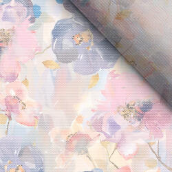 Takoy Puha tüll tavaszi virágok festett pasztell