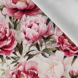 Takoy Téli softshel anyag világos virágok 148