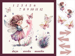 Takoy Microfiber/Pamut hatású utánzat PANEL 160x120 - mérföldkő takaró - erdei tündér