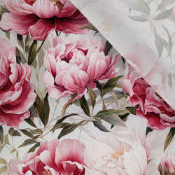 Takoy Funkcionális jersey anyag pólóra 210g világos virágok 148