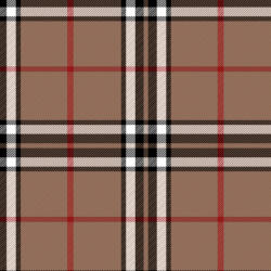 Takoy Poliészter gabardin / Rongo Vera kockás minta barna