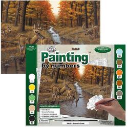 Royal & Langnickel Számozott kifestő készlet, akrilfesték+ecset, 29x39 cm - Symond's patak