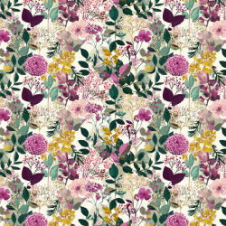 Takoy Ruházati anyag / Ruha anyag fényes hatással virágzó titok Tereza