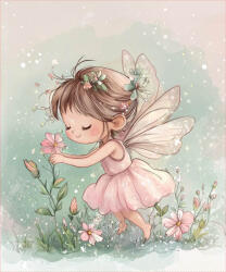 Takoy Softshell téli PANEL 50x60 rajzolt tündér Melánia