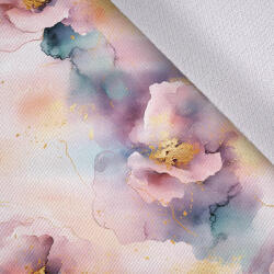 Takoy Tavaszi softshell prémium rózsaszín akvarell virágok Lulu