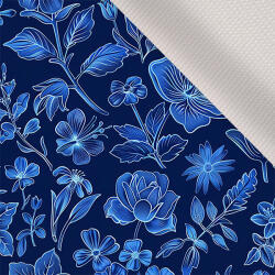 Takoy Téli anyag dzsekihez és kabáthoz 20000/10000 sötét virágok 57