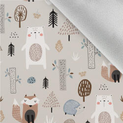 Takoy Téli softshell anyag petrol forest bézs - új színárnyalat