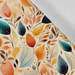 Takoy Rugalmas téli softshell kék-narancssárga színű levelek