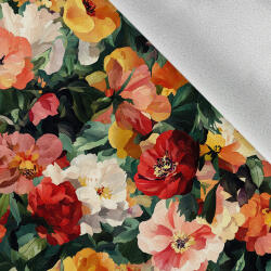 Takoy Téli softshell anyag virágokkal teli kert