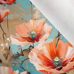 Takoy Matt anyag fürdőruhákhoz, fitnesz ruházathoz poppy pastel