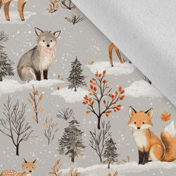 Takoy Rugalmas téli softshell állatkák szürke erdőben