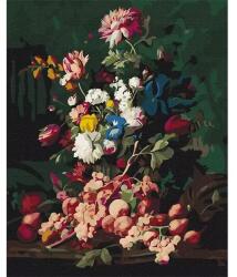 Brushme Számozott kifestő készlet, feszített vásznon, 40x50 cm - Nyári csendélet