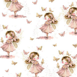 Takoy Anyag fürdőruhára és fitnesz ruházatra UV védelemmel táncoló tündér