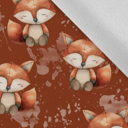 Takoy Rugalmas téli softshell varrott hatású róka fahéj színű alapon