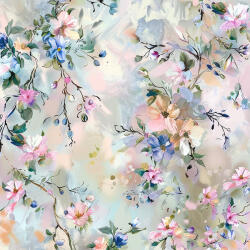 Takoy Organza elmosódott virágok olajfestmény