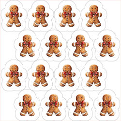 Takoy Panel Karácsonyi díszekhez mézeskalács - bársony/velvet ELIZA