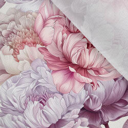 Takoy Ruházati anyag / Ruha anyag fényes hatással virágok világos 42