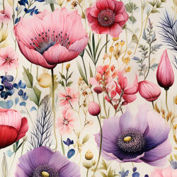 Takoy Anyag fürdőruhára és fitnesz ruházatra UV védelemmel virágok Marína