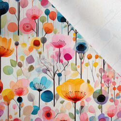 Takoy Matt anyag fürdőruhákhoz, fitnesz ruházathoz nyári virágok Extrem