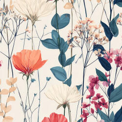 Takoy Ruházati anyag / Ruha anyag fényes hatással csendes virágzás Monika