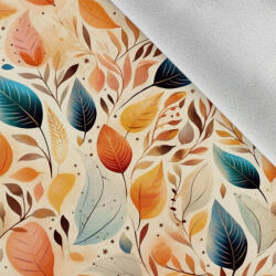 Takoy Téli softshell kék-narancssárga színű levelek