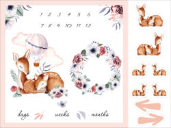 Takoy Microfiber/Pamut hatású utánzat PANEL 160x120 - mérföldkő takaró - nature/természet