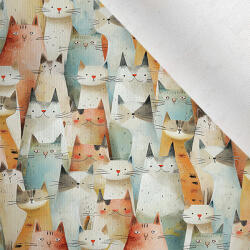 Takoy Matt anyag fürdőruhákhoz, fitnesz ruházathoz macskabarátok