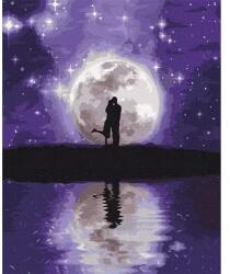 Brushme Számozott kifestő készlet, feszített vásznon, 40x50 cm - Mesebeli ölelések