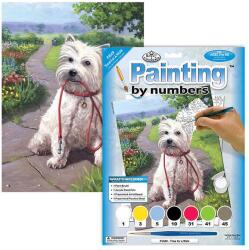 Royal & Langnickel Számozott kifestő készlet, akrilfesték+ecset, 22x30 cm - Ideje egy sétának