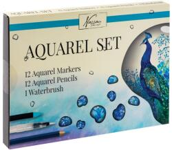  Kreatív akvarell készlet 25 db (akvarell színesceruzák és)
